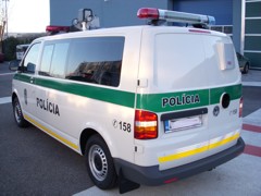 Einsatzfahrzeug slowakische Mautpolizei